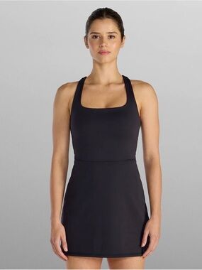 BYLT Basics Balm White Square-Neck Active Mini Dress. XS. New w/ tags. Sold out!